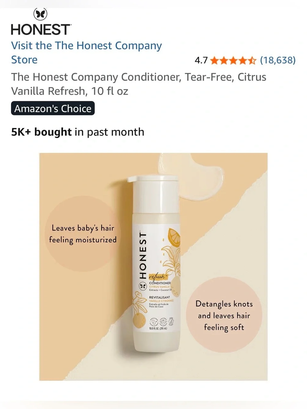 The Honest Company used once